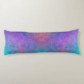 Rainboogalcoholinkt, helderkleurig Abstract Lichaamskussen (Achterkant)