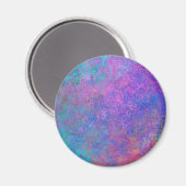 Rainboogalcoholinkt, helderkleurig Abstract Magneet (Voorkant / Achterkant)