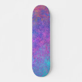 Rainboogalcoholinkt, helderkleurig Abstract Persoonlijk Skateboard (Voorkant)