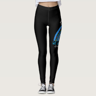 Rainboogautisme In april Draag we blauw autisme Leggings