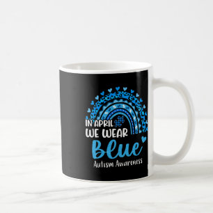 Rainboogautisme In april Draag we Blauwe autisme A Koffiemok