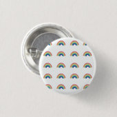 Rainboogbadge Ronde Button 3,2 Cm (Voorkant /achterkant)