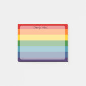 Rainboogbars Aangepaste opmerkingen na de operatie Post-it® Notes (Voorkant)