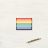 Rainboogbars Aangepaste opmerkingen na de operatie Post-it® Notes (Op bureau)
