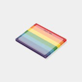 Rainboogbars Aangepaste opmerkingen na de operatie Post-it® Notes (Schuin)