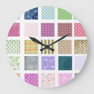 Rainboogbetegelpatroon Grote Klok