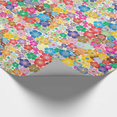 Rainboogbloemen voor het verpakken van papier (Hoek)