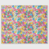 Rainboogbloemen voor het verpakken van papier (Vlak)