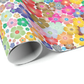 Rainboogbloemen voor het verpakken van papier (Rol Hoek)