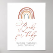 Rainboogboeken voor Baby showers voor Baby Poster (Voorkant)