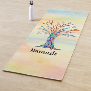 Rainboogboom voor Namaste Waterverf Yogamat