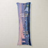 Rainboogbrug bij schemerlicht lichaamskussen (Voorkant Verticaal)