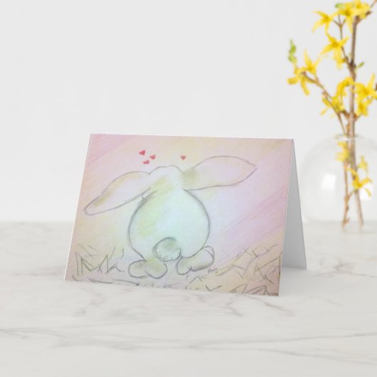 Rainboogbrug (blanco binnenkaart) kaart (Gele Bloem)