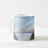 Rainboogbrug Dog Cat Heaven Mok Violano (Voorkant links)