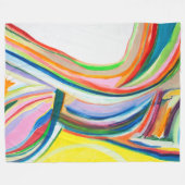 Rainboogbrug Fleece Deken (Voorkant (Horizontaal))