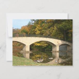 Rainboogbrug in Herfst bij het Grove City College