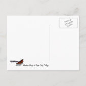 Rainboogbrug in Herfst bij het Grove City College Briefkaart (Achterkant)