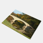 Rainboogbrug in Herfst bij het Grove City College Deurmat (Schuin)