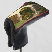 Rainboogbrug in Herfst bij het Grove City College Golfheadcover (3/4 voorkant)