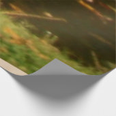 Rainboogbrug in Herfst bij het Grove City College Houten Poster (Hoek)