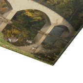 Rainboogbrug in Herfst bij het Grove City College Snijplank (Hoek)