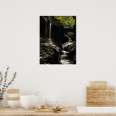 Rainboogbrug in Watkins Glen State Park Poster (Keuken)