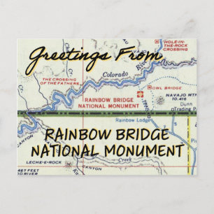 Rainboogbrug  nationaal monument briefkaart