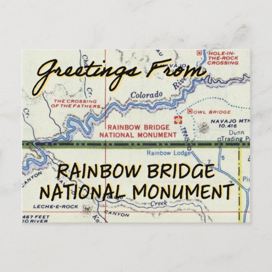 Rainboogbrug nationaal monument briefkaart (Voorkant)