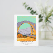 Rainboogbrug National Monument Utah  Briefkaart (Staand voorkant)