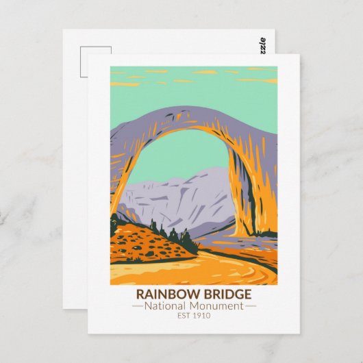 Rainboogbrug National Monument Utah  Briefkaart (Voorkant / Achterkant)