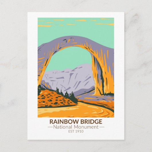 Rainboogbrug National Monument Utah  Briefkaart (Voorkant)