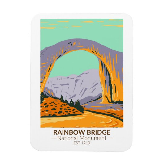 Rainboogbrug National Monument Utah  Magneet (Verticaal)