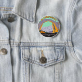 Rainboogbrug National Monument Utah  Ronde Button 5,7 Cm (In situ)