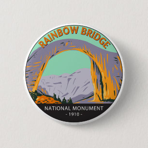 Rainboogbrug National Monument Utah  Ronde Button 5,7 Cm