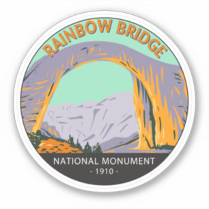 Rainboogbrug National Monument Utah  Sticker
