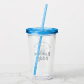 Rainboogbrug Paw Acryltumbler Acryl Drinkbeker (Achterkant)