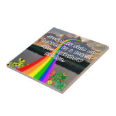 Rainboogbrug Tegeltje (Zijkant)