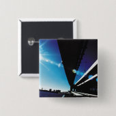 Rainboogbrug, Tokio Vierkante Button 5,1 Cm (Voorkant /achterkant)