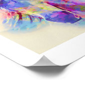 Rainboogbrug voor paarden poster (Hoek)