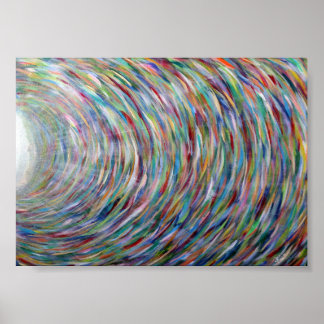 Rainboogcanvas Origineel KunstPoster Poster