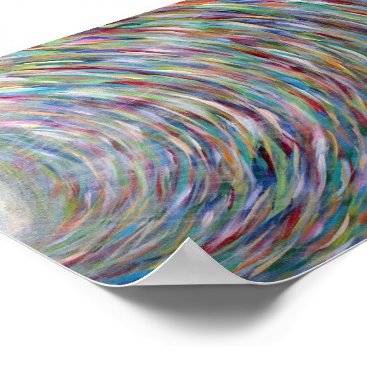 Rainboogcanvas Origineel KunstPoster Poster (Hoek)