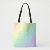 Rainboogcirkels voor pasta's in cirkels Canvas tas (Voorkant)