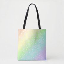 Rainboogcirkels voor pasta's in cirkels Canvas tas