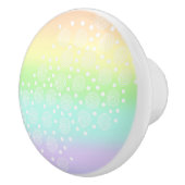 Rainboogcirkels voor pasta's in cirkels keramische knop (Rechts)