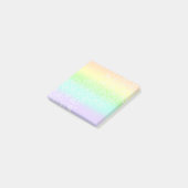 Rainboogcirkels voor pasta's in cirkels post-it® notes (Schuin)