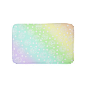 Rainboogcirkels voor pastel in cirkels Wismat Badmat