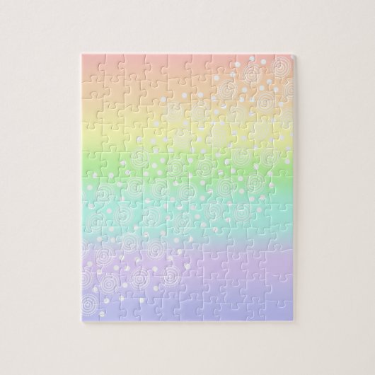 Rainboogcirkels voor pastel uitdagen puzzel legpuzzel (Verticaal)