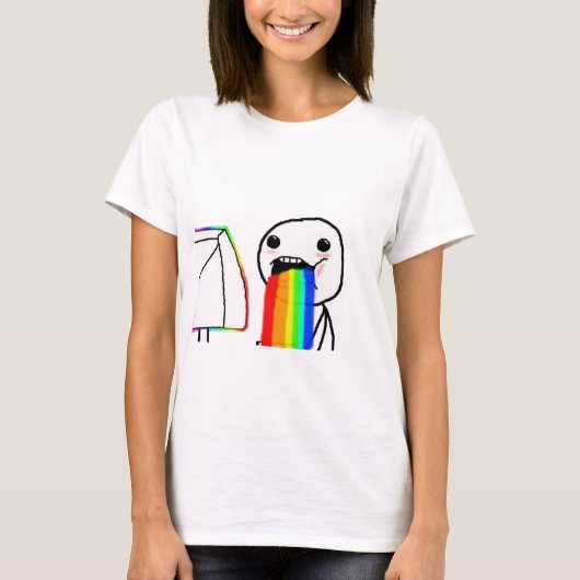 Rainboogcomputer T-shirt (Voorkant)