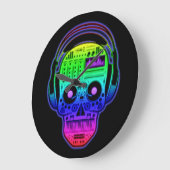 Rainboogdag van de dode suikerschedel DJ met hoofd Grote Klok (Hoek)