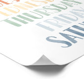 Rainboogdagen van het Poster van de Klantenzaal (Hoek)